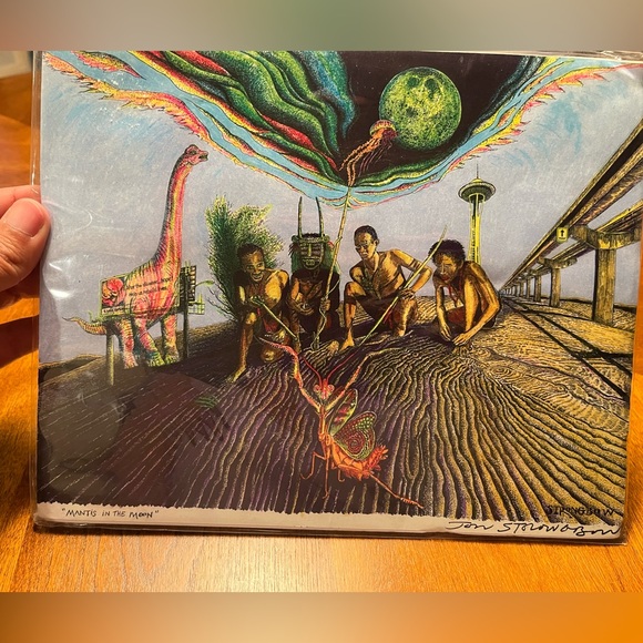 ❌SOLD❌Jon Strongbow Print “Mantis in The Moon” - Picture 3 of 7